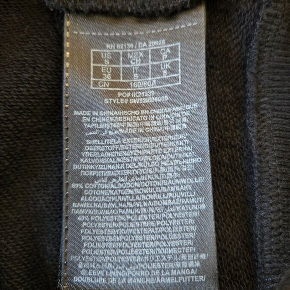 Guess Black Studded Bomber Jacket Zipper Closure & Pockets Womens Small - Picture 7 of 7